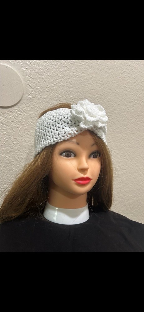 Women's Handmade Crochet Headband Ear Warmer Purple Pink Unbranded One Size