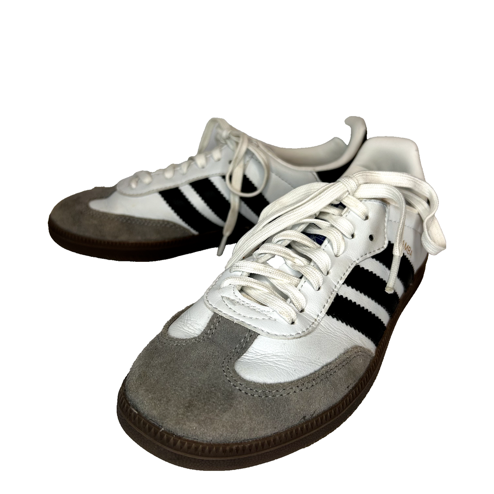 Adidas Sambas White Black Gum Men's 5.5 Women's 7.5