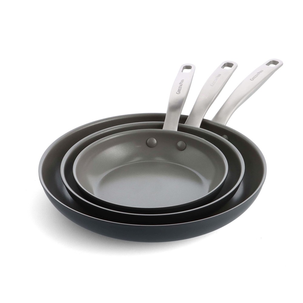 Chatham 3-Piece Healthy Ceramic Nonstick Fry Pan Set - 8