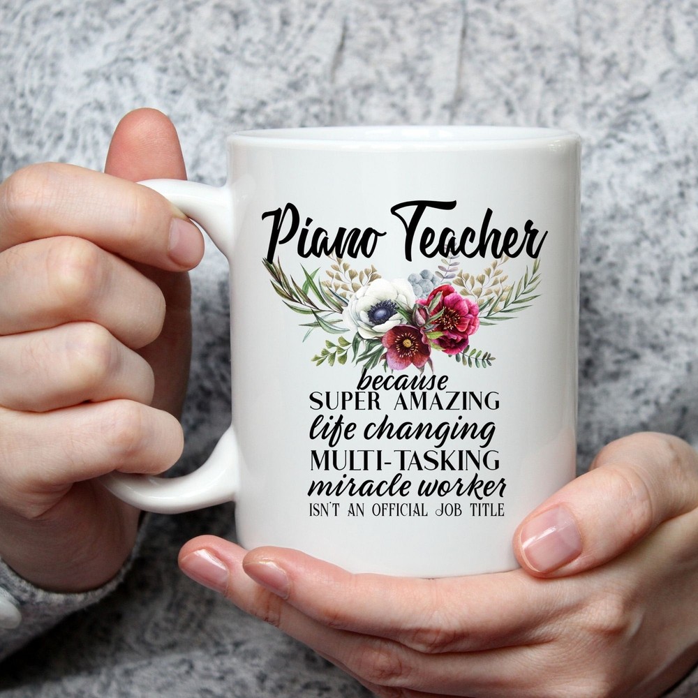 Personalized Piano Teacher Gift For Women L Music Teacher Musician Gifts  L