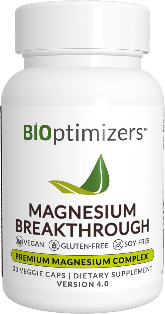 Magnesium Breakthrough Supplement 4.0 - Has 7 Forms of Magnesium: Glycinate, Mal