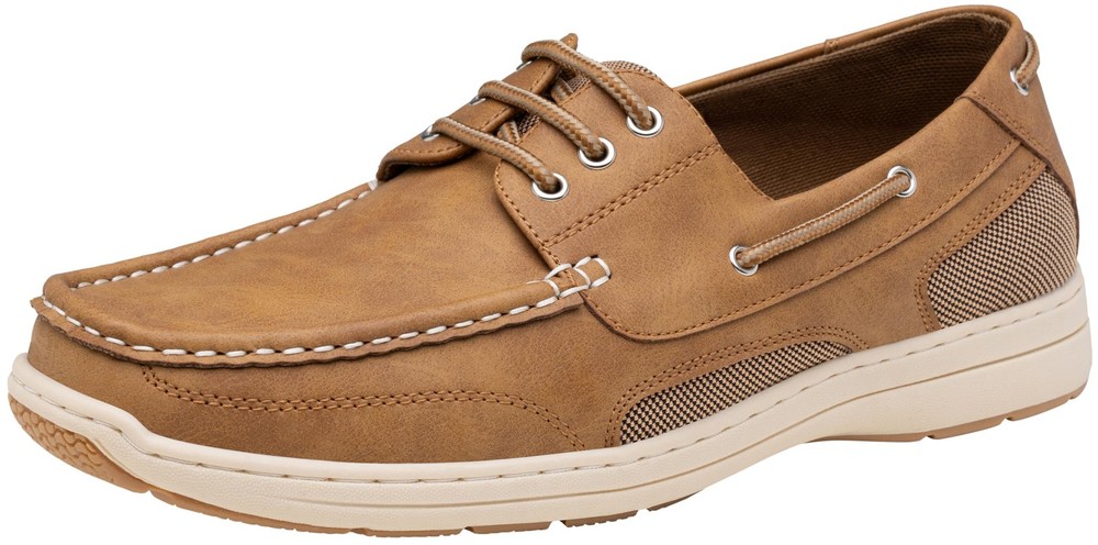 Men's Comfortable 3-Eye Boat Shoes Casual Slip-On Loafers
