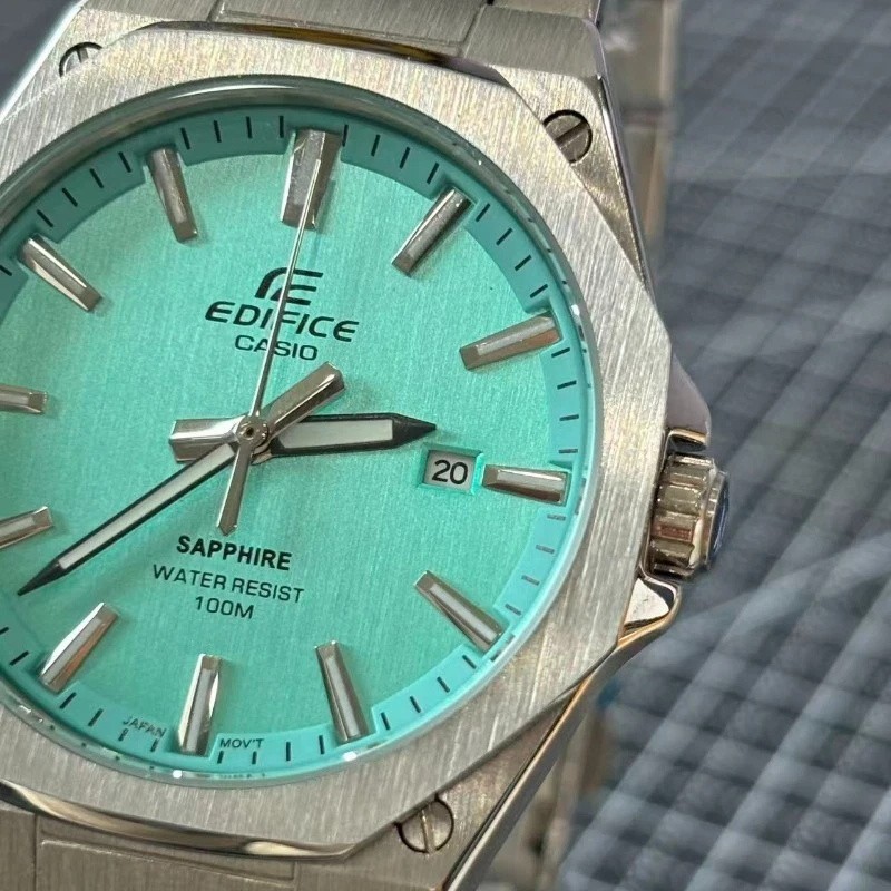 Casio Edifice EFR-S108D-2BV Men's Sapphire Watch 100M Water Resistant