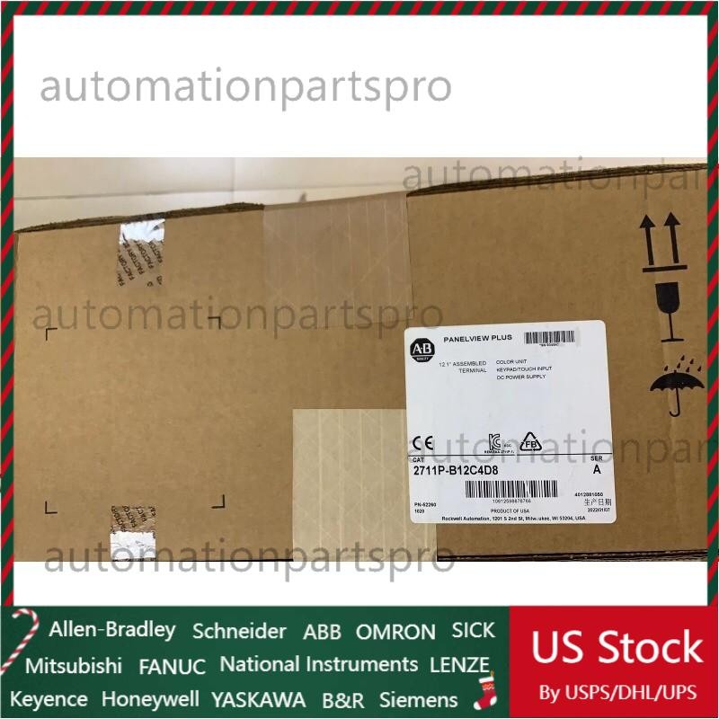 Brand Allen-Bradley CAT 2711P-B12C4D8 SER A PANELIVEW PL US Free Tax