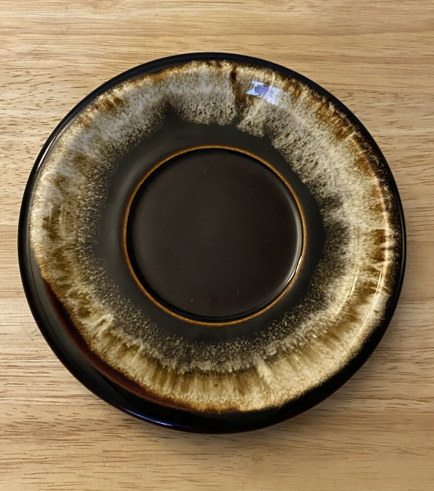 Pfaltzgraff Vintage Gourmet Brown Drip Saucer Plate 6.25 Inch