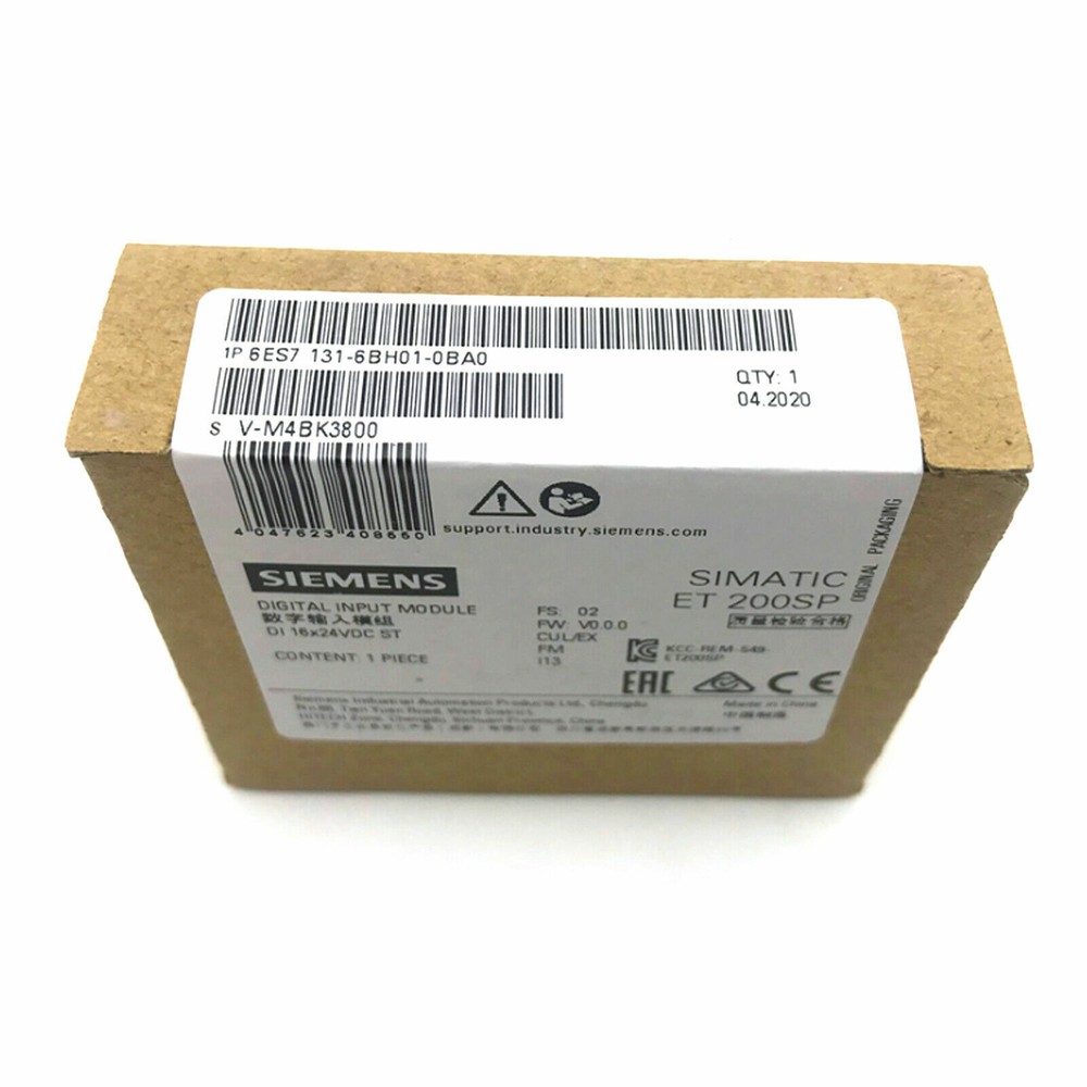 New In Box SIEMENS 6ES7131-6BH01-0BA0 6ES71316BH010BA0 Input Module