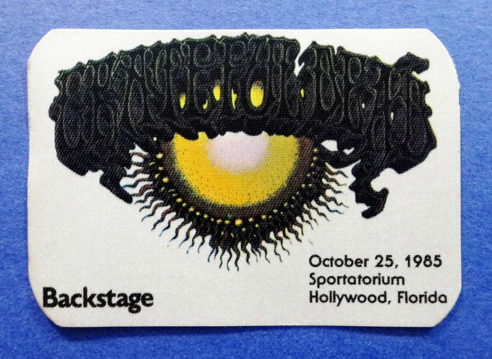 Grateful Dead 1985 Hollywood Florida Original Backstage Pass Griffin Collectible  