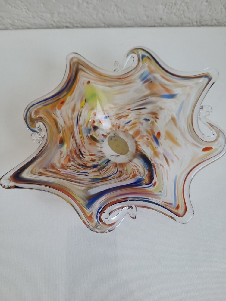 MURANO ITALY Vetro Eseguito Secondo La Tecnica Dei Maestri Di Murano ART GLASS 9