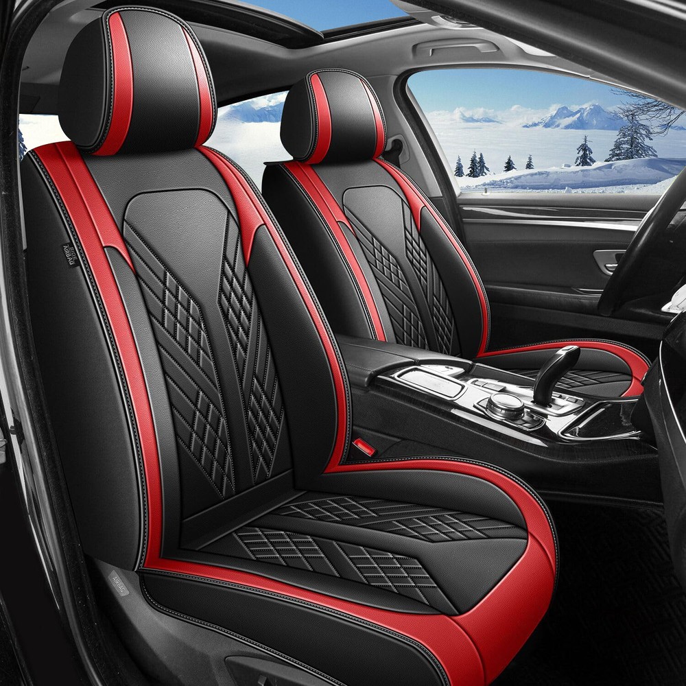 For Toyota Camry 2018-2024 Full Set Car Seat Cover PU Leather Front Rear Cushion