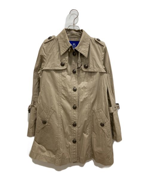 Burberry Blue Label Single Trench Coat With Epaulette Size M
