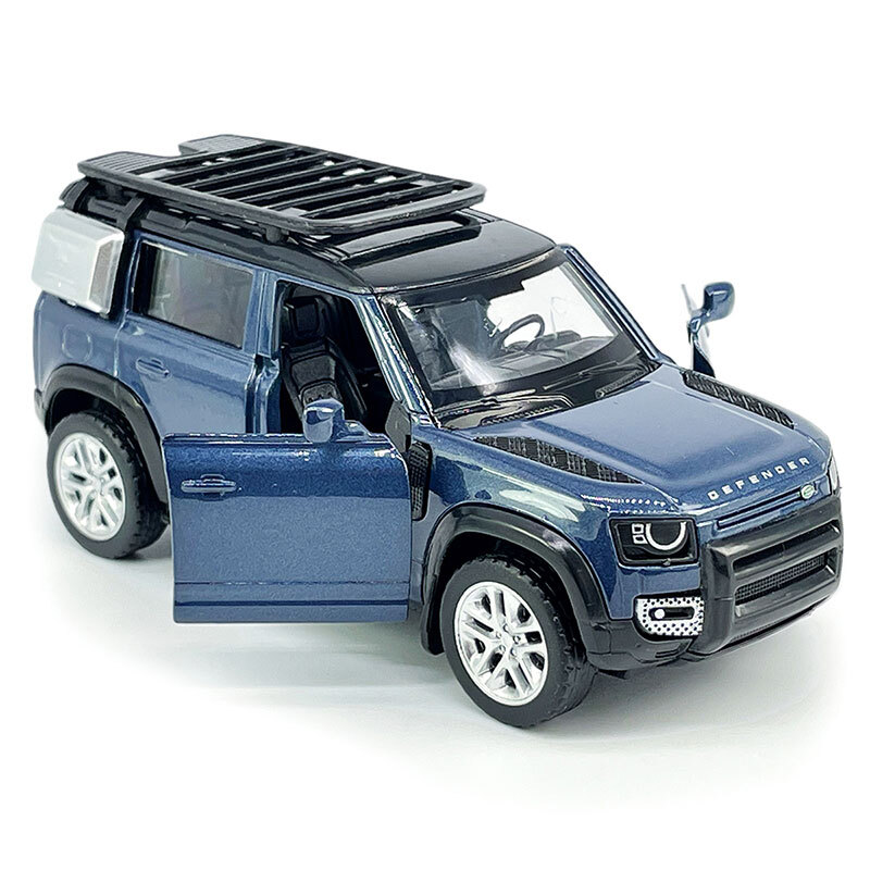 Land Rover Defender 110 Toy Car 1/43 Scale Diecast Model Vehicle Kids Gifts Blue