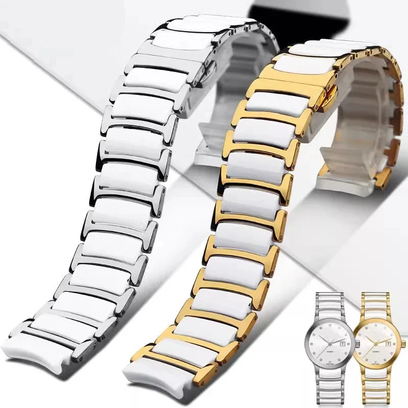 Rado Centrix R30927722 Steel Ceramic Unisex Watch Strap 12mm 16mm 20mm