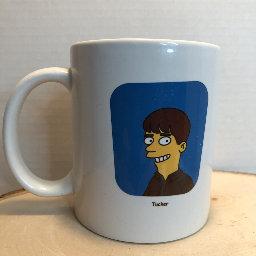 2007 Simpsons Movie Collectible Burger King Tucker Mug
