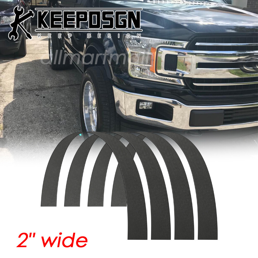 For Chevy Silverado Car Truck Flexible Wheel Extend Fender Flares Trim Mud Guard