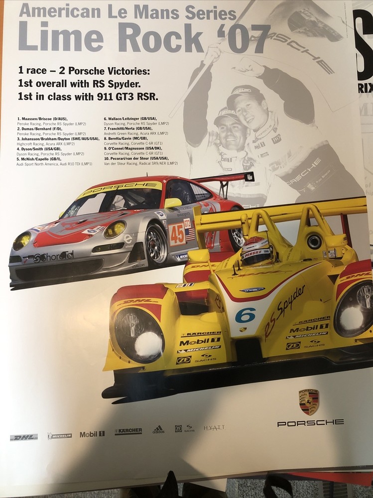 FLASH SALE NOW  American Le Mans series Lime Rock 07 1ST in class 911 GT3 RSR-image