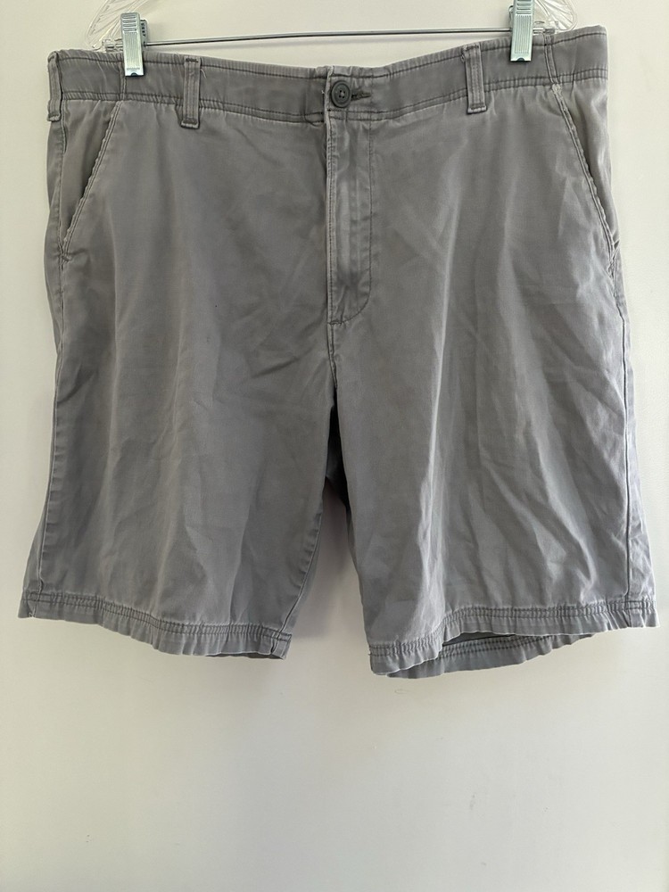 Lee Performance Series Men's Extreme Comfort Cotton Chino Shorts Light Gray 38