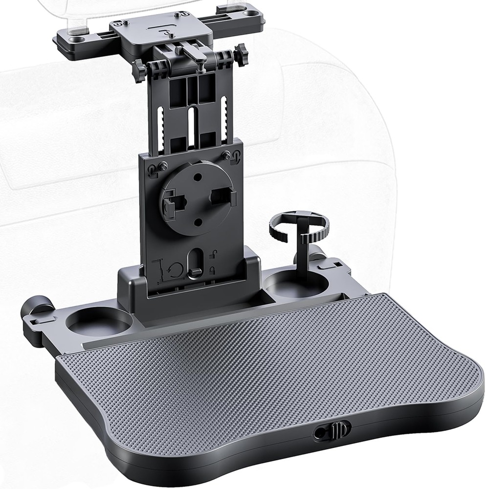 Foldable Car Seat Tray Table for Kids Backseat Eating on Roadtrips