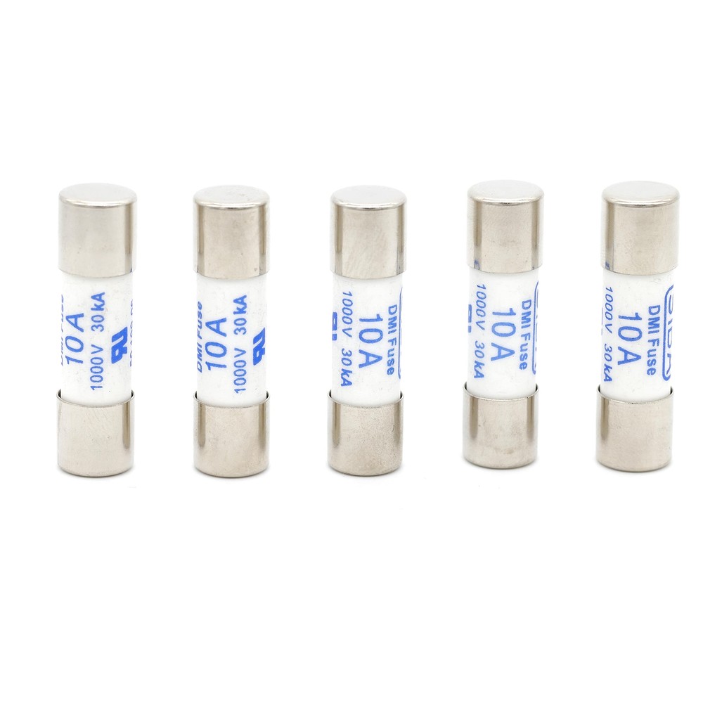 5 Pcs Digital Multimeter Ceramic Fuse 10A 30KA 1000V Fast Acting 10X38mm