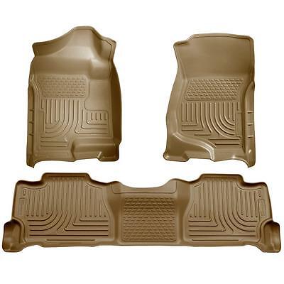 Husky Liners 98253, Fits 07-14 Tahoe Floor Liners Tan, Kit, Performance Speed