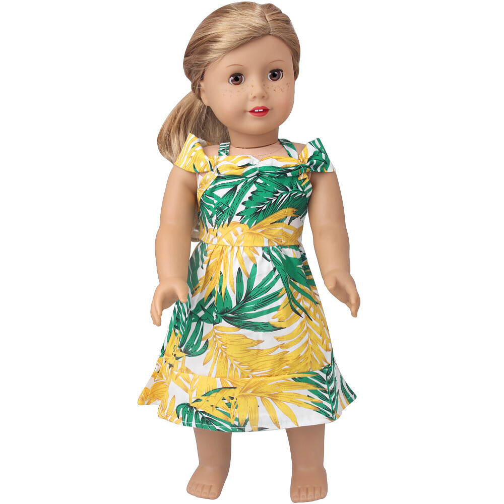 Hawaii dress made for 18'' American girl doll summer Beach clothes