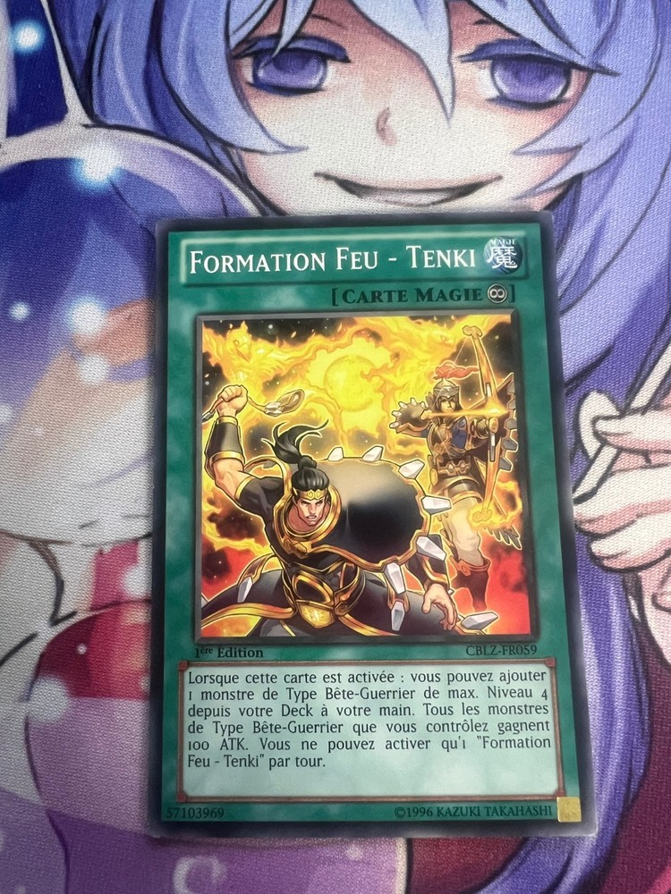 FIRE FORMATION - TENKI FRENCH COMMON CBLZ-EN059 FR059 LIGHT PLAY YUGIOH