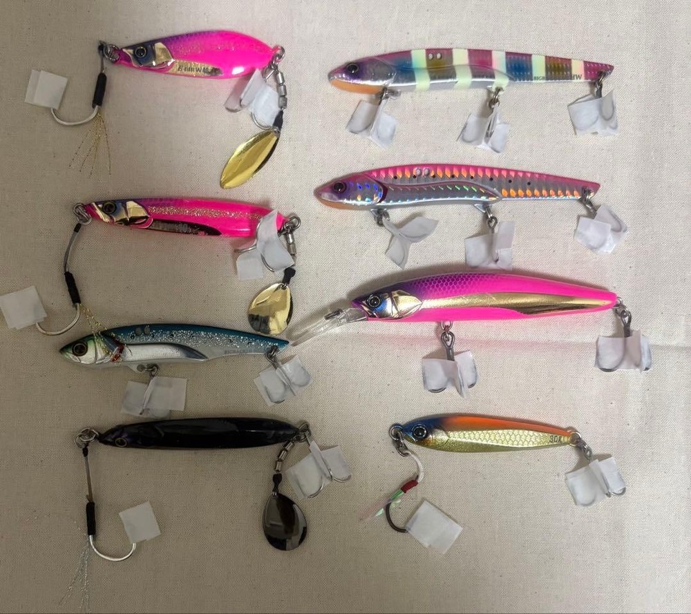 Jackal Lure 8-Piece Set E-Blade Wangan Minnow Big Backer Used