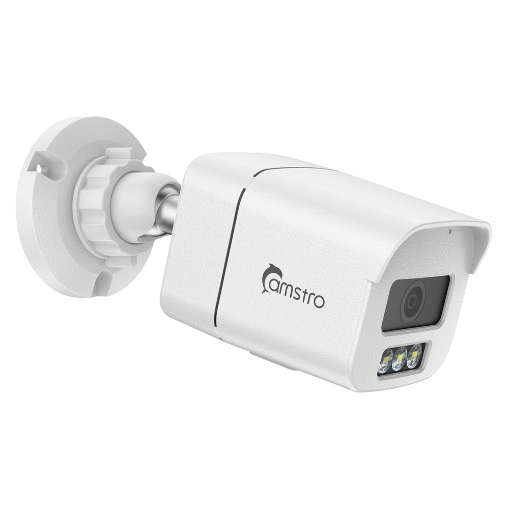 Camstro 4K PoE IP Camera 8MP Outdoor Color Night Vision Two-Way Audio