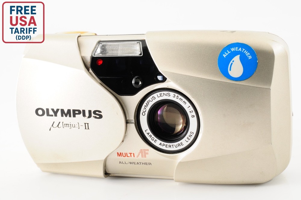 LCD OK/READ [N MINT] Olympus Mju μ II Point & Shoot 35mm Film Camera JAPAN #277