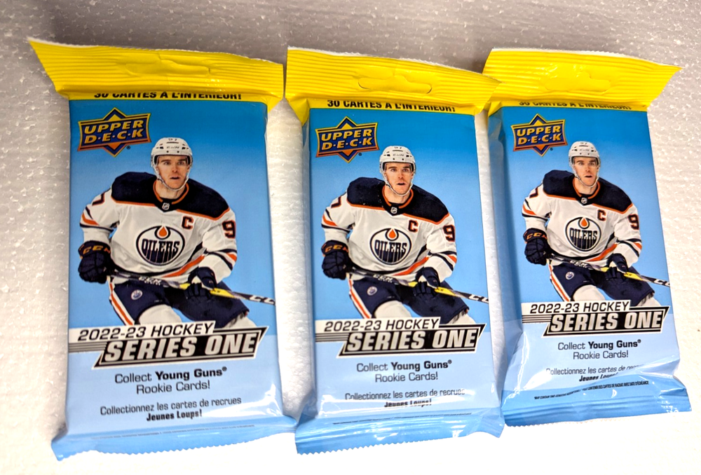 2022-23 Upper Deck Series 1 Hockey Value Fat Pack - 3x 30 Cards Sealed
