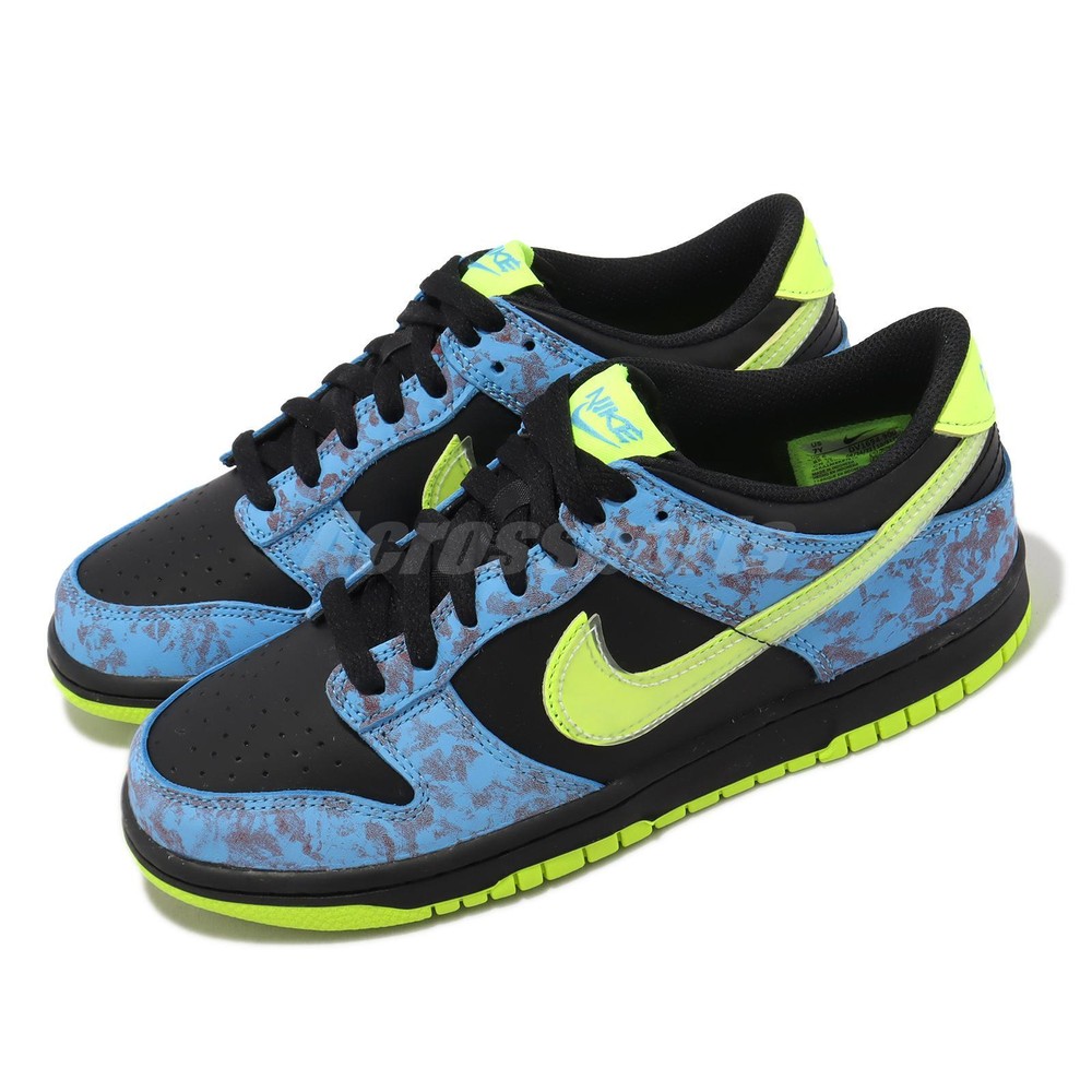 Nike Dunk Low SE GS Lets Dance Acid Wash Baltic Blue Volt Kid Women DV1694-900