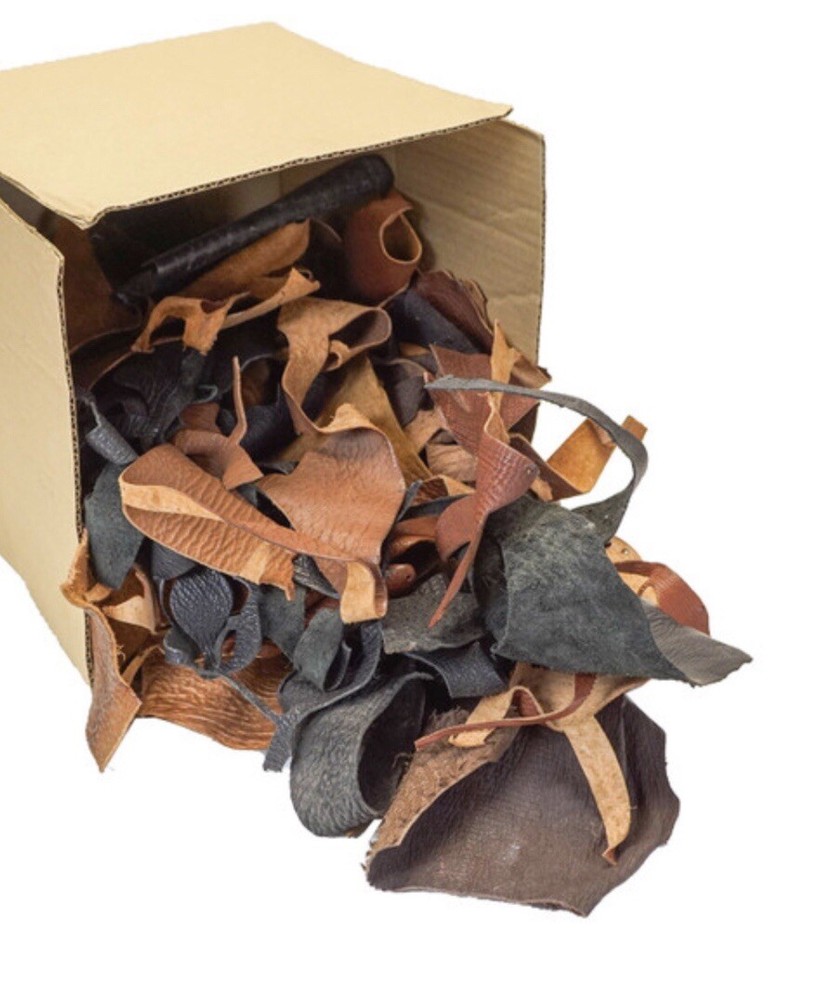 Shark Leather Scrap - 1lb. Scrap Leather, Cheap, Good Quality, USA, FLASH SALE-image