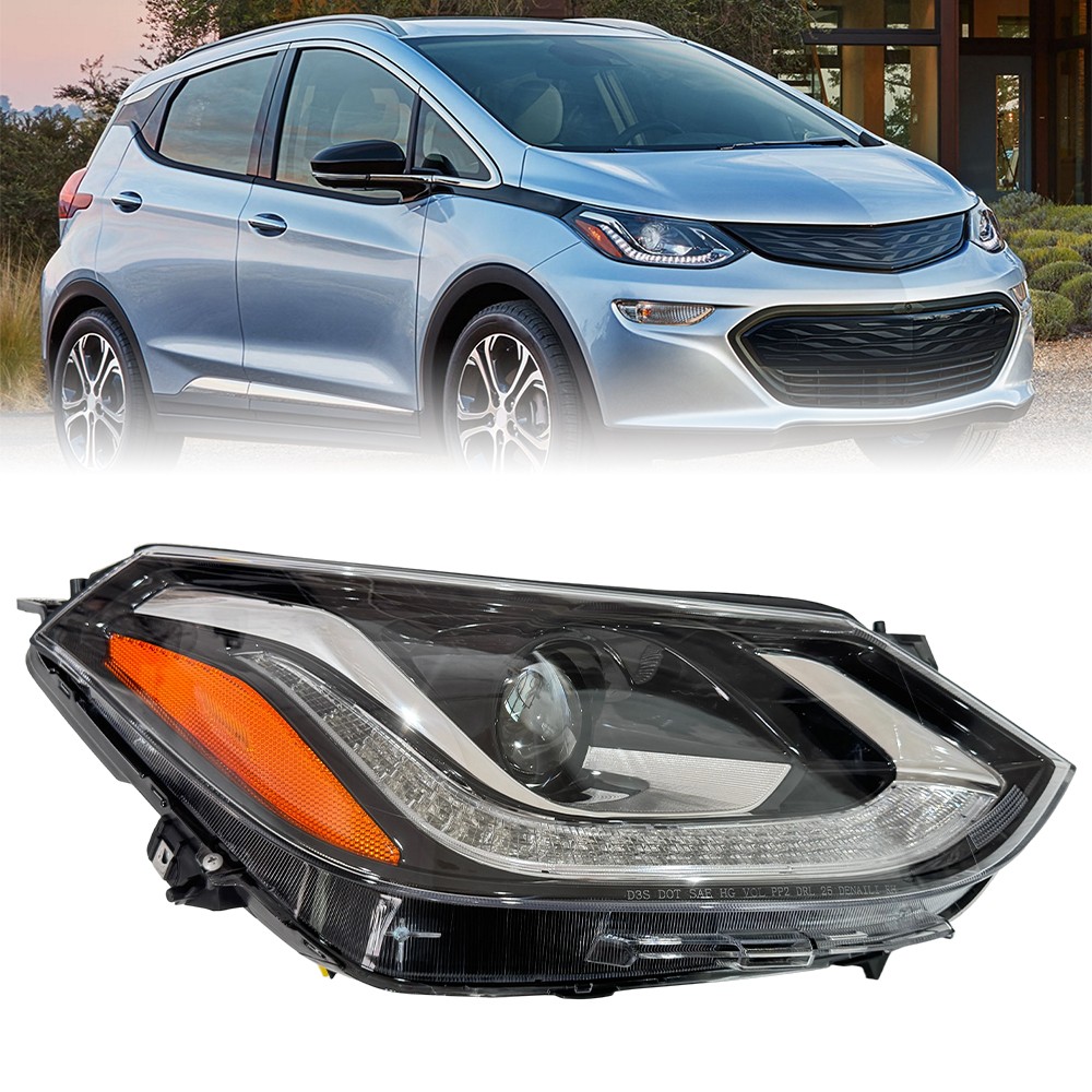 Headlight For 2017 18-2020 2021 Chevy Bolt EV HID/Xenon LED DRL Projector Right
