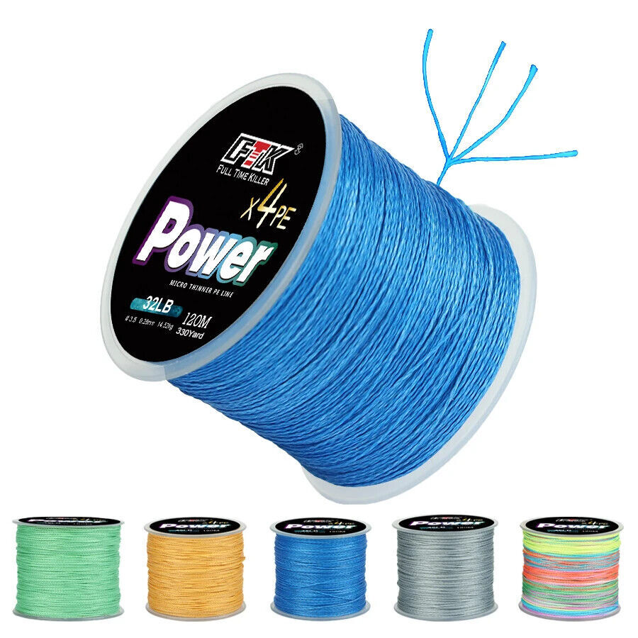 4 Strands Braided Strong Fishing Line Multifilament 120M Braided Wire Pe Line