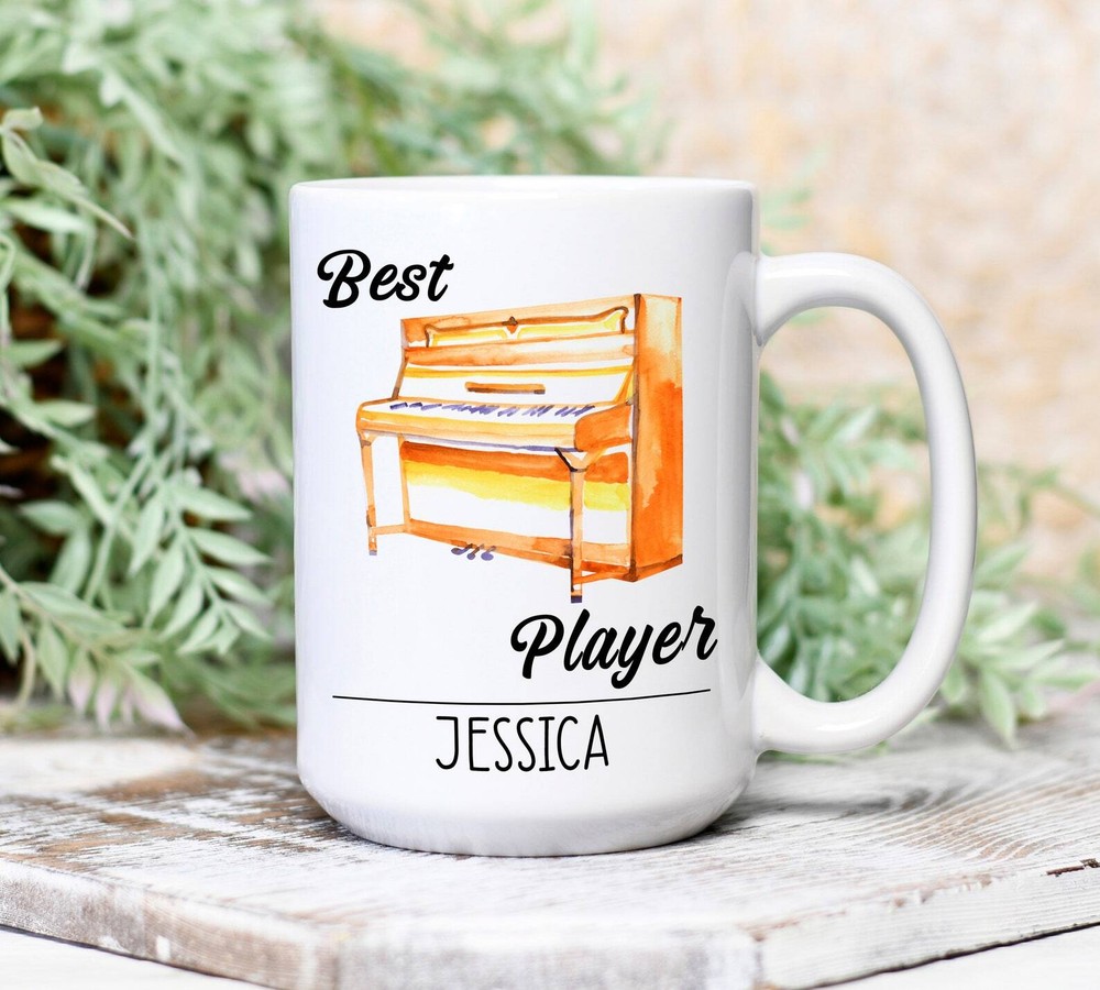 Piano Player Christmas Personalized Mug Piano Mug Present Piano Gift Piano