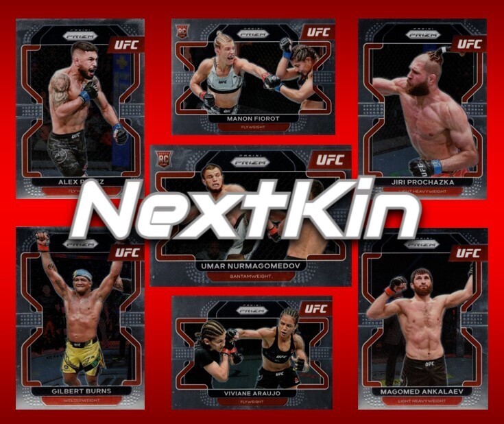 2022 Panini Prizm UFC Base Cards - Pick Your List, Free Combined Shipping
