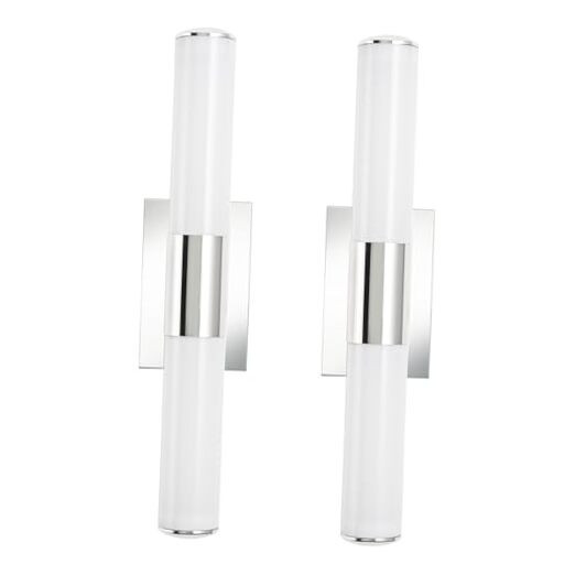 Rechargeable Battery Operated Wall Sconce Set of 2 Vanity Lights