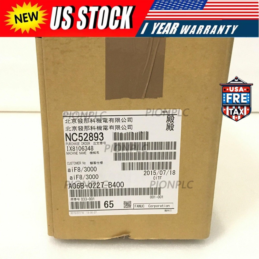 For FANUC A06B-0227-b400 New servo motor Free Shipping