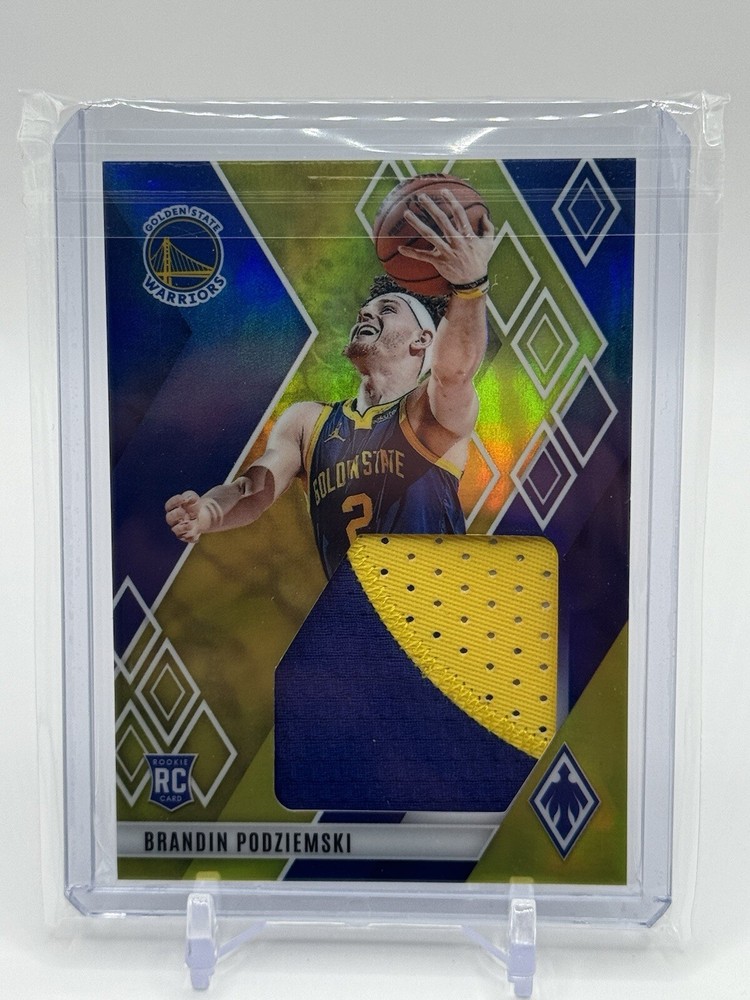 2023-24 Phoenix Brandin Podziemski Rookie Memorabilia Yellow /49 Patch