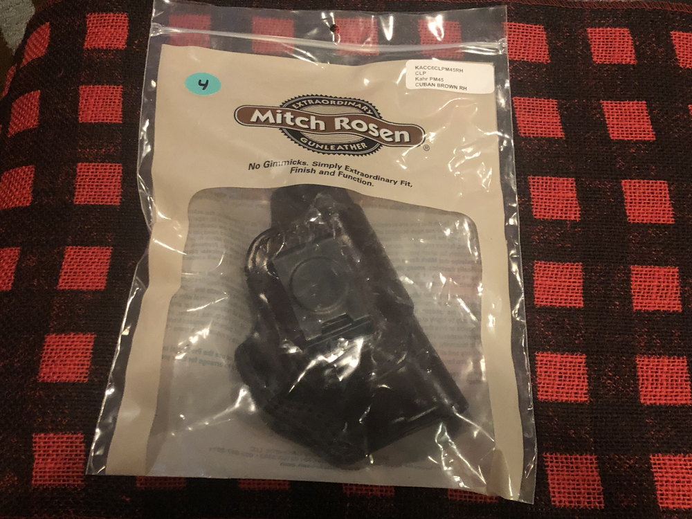 Mitch Rosen #4 Kahr PM45 Right Handed IWB Leather Holster