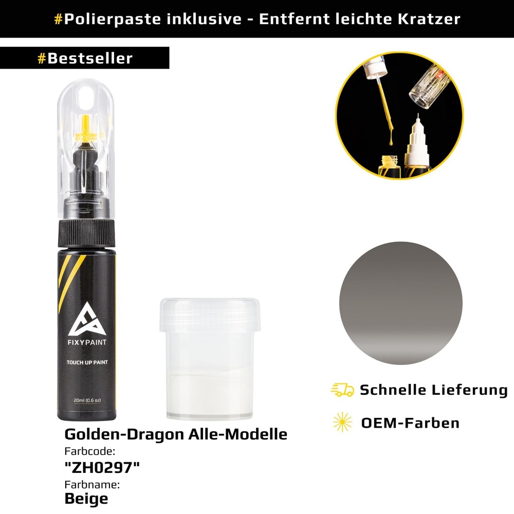 Lackstift für Golden Dragon Alle Modelle Code: ZH0297 Beige