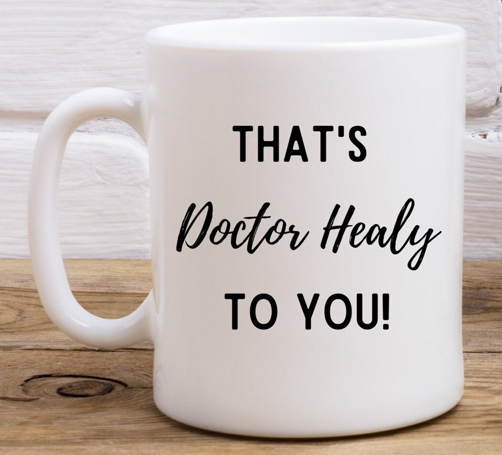 Personalised Dr Mug Phd Gift Phd Graduation Gift Medical School Graduation