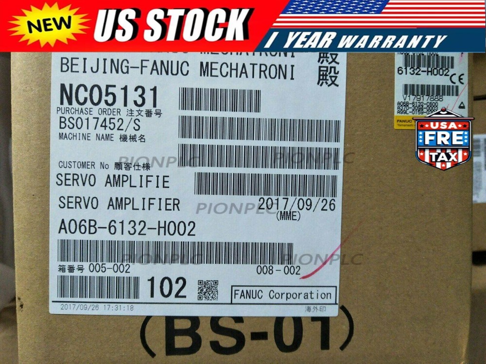 FANUC A06B-6132-H002 1PC New Servo Drive Fast Shipping US Free TAX
