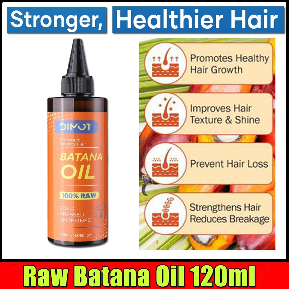 Natural Batana Oil for Hair Growth, Thicker Fuller&Heal Thicker Hair 4oz