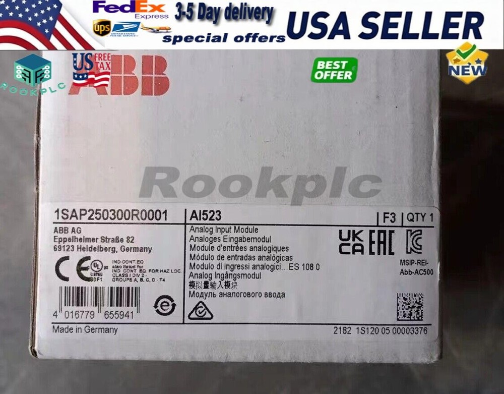 1pc ABB AI523 analog module 1SAP250300R0001