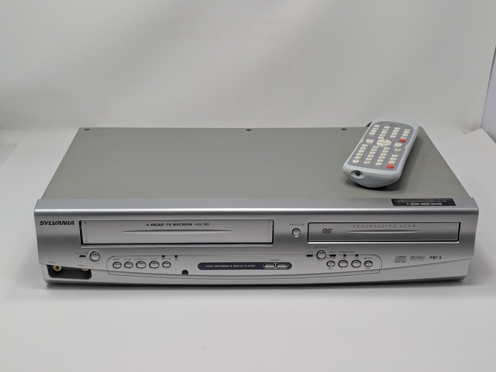 Sylvania DVC840E VCR/DVD Combo Player 4-Head HiFi VHS Recorder