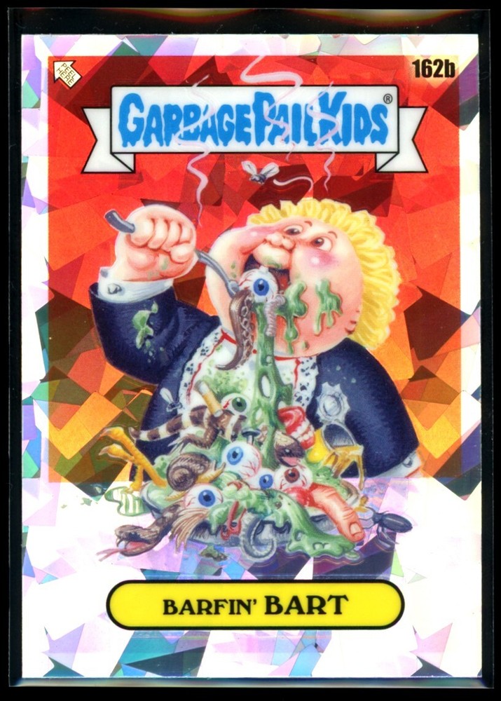 2021 Topps Chrome Atomic Refractor Garbage Pail Kids BARFIN BART #162b