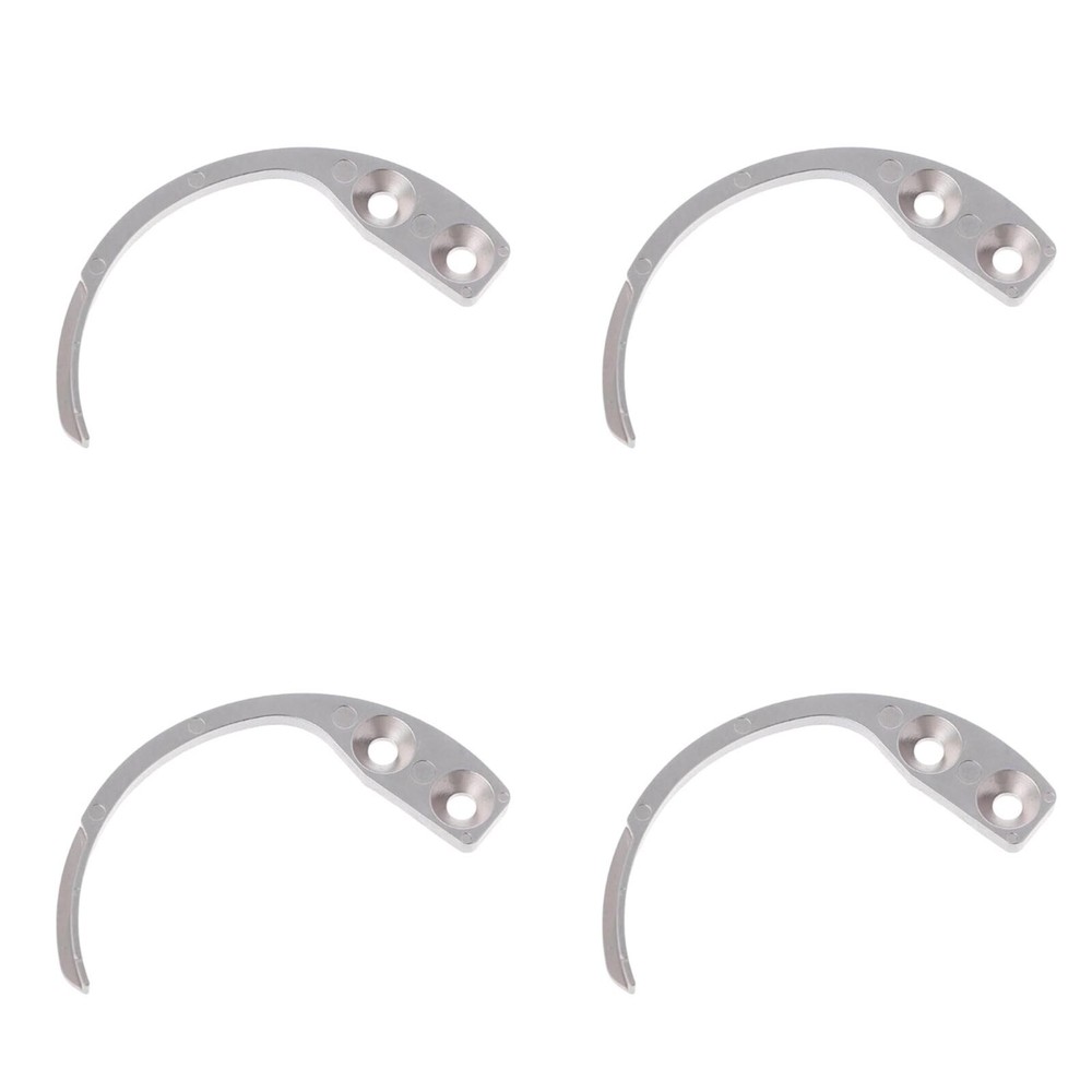 4-Pack Metal Label Hooks for Home Office Supermarket Tool Organization