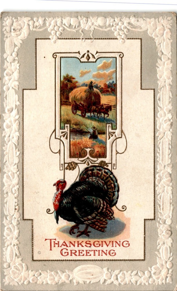 Thanksgiving, JMARKS NY, Novg, Ruche Congo, Hilary, Cambridge City Postcard
