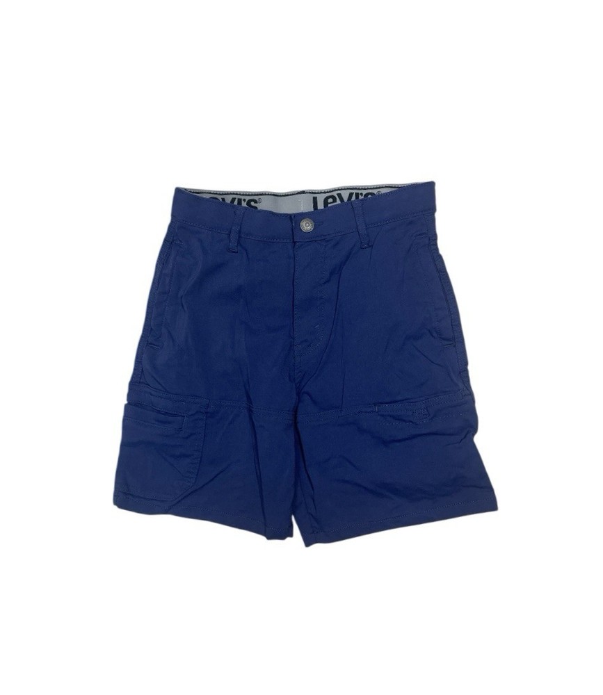 Levi’s Boys Size 12 Waist 26 Solid Navy Blue Cargo Shorts