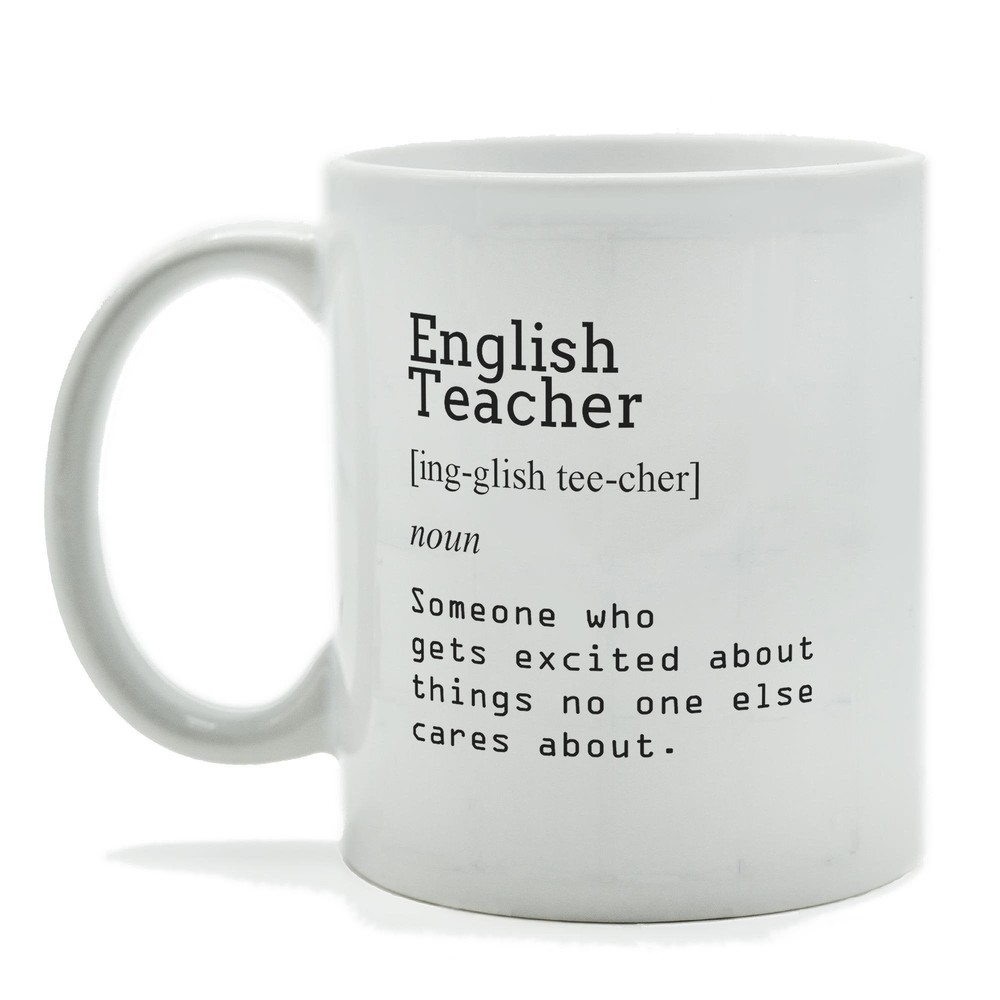 English Teacher Definition Funny Mug ~ Great Gift For English Teacher From